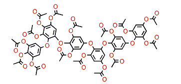Deshydroxyhexafuhalol A pentadecaacetate